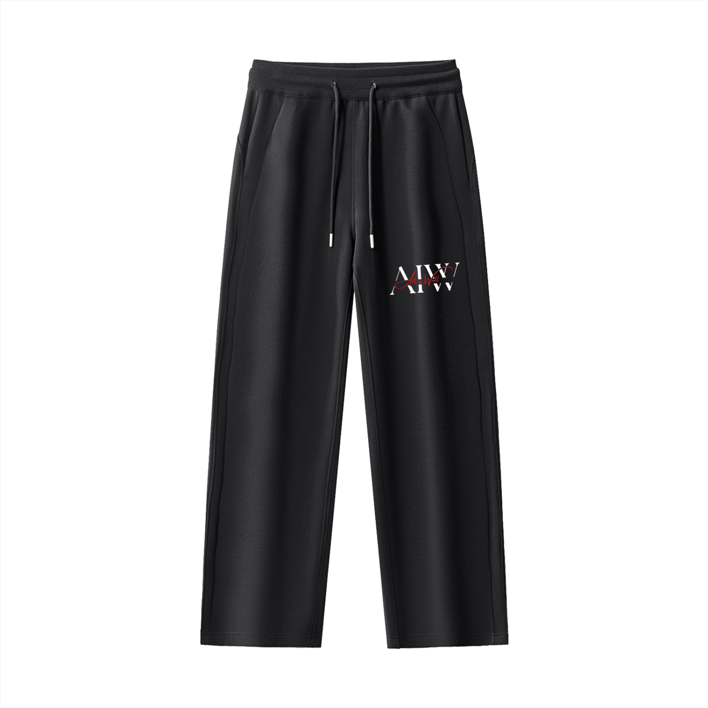 Essential Drawstring Straight-Leg Sweatpants